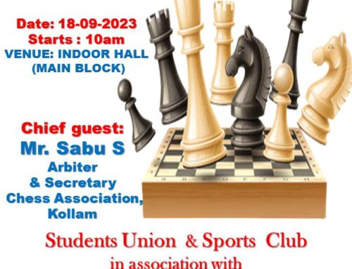 Interdepartmental Chess tournament 2023-24