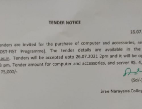 Competitive tenders invited for purchase of computer and accessories, server and equipments (DST-FIST Programme)
