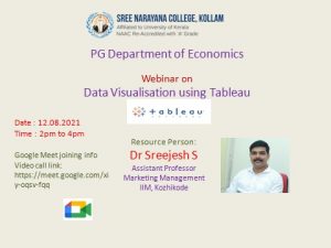 One day Webinar- PG Department of Economics
