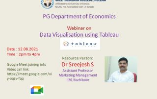 One day Webinar- PG Department of Economics