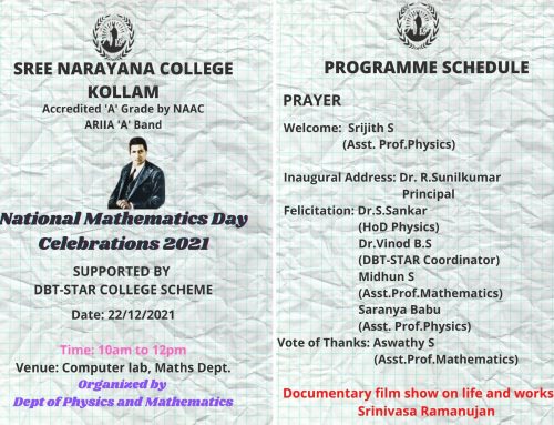 National Mathematics Day Celebrations 2021