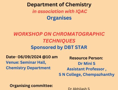 Workshop on Chromatographic Techniques Supported by DBT STAR College Scheme