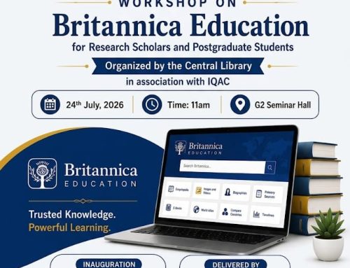 WORKSHOP ON BRITANNICA EDUCATION: CENTRAL LIBRARY,IQAC